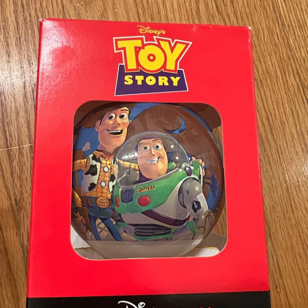 Disney Store Toy Story Christmas Ball Ornament Woody Buzz Light Year